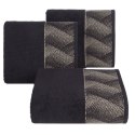 Ręcznik 70x140 Victoria 12 czarny złoty geometria 500g/2 frotte Limited Collection Eurofirany Ręcznik 70x140 Victoria 12 czarny złoty geometria 500g/2 frotte Limited Collection Eurofirany