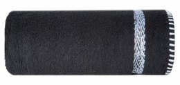 Ręcznik 70x140 Viera czarny frotte 500g/m2 Eurofirany