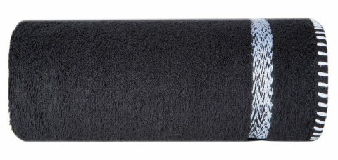 Ręcznik 70x140 Viera czarny frotte 500g/m2 Eurofirany