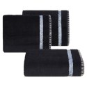 Ręcznik 70x140 Viera czarny frotte 500g/m2 Eurofirany
