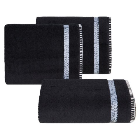 Ręcznik 70x140 Viera czarny frotte 500g/m2 Eurofirany Ręcznik 70x140 Viera czarny frotte 500g/m2 Eurofirany