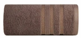 Ręcznik Judy 70x140 brązowy jasny 500g/m2 Eurofirany