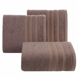 Ręcznik Judy 70x140 brązowy jasny 500g/m2 Eurofirany