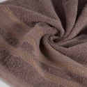 Ręcznik Judy 70x140 brązowy jasny 500g/m2 Eurofirany