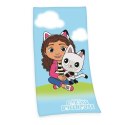 Ręcznik plażowy 75x150 Koci domek Gabi niebieski dziecięcy bawełniany H23 Ręcznik plażowy 75x150 Koci domek Gabi niebieski dziecięcy bawełniany H23