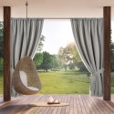 Zasłona gotowa 155x200 Garden srebrna do ogrodu wodoodporna mocowana na tunelu Eurofirany Zasłona gotowa 155x200 Garden srebrna do ogrodu wodoodporna mocowana na tunelu Eurofirany