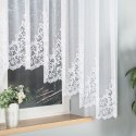 BERENIKA Firanka żakardowa gotowa, szerokość 400 x wysokość 160cm, kolor 001 biały 004304/FBL/001/400160/1 BERENIKA Firanka żakardowa gotowa, szerokość 400 x wysokość 160cm, kolor 001 biały 004304/FBL/001/400160/1