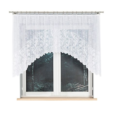 Firana 250x120 Kinga biała żakardowa gotowa 023391/FBL/001/250120/1 Firana 250x120 Kinga biała żakardowa gotowa 023391/FBL/001/250120/1