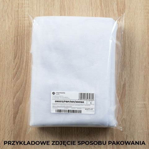 KARINA Firanka żakardowa gotowa na prosto, szerokość 300 x wysokość 180cm, kolor 001 biały z błyskiem 090264/FBP/001/300180/1 KARINA Firanka żakardowa gotowa na prosto, szerokość 300 x wysokość 180cm, kolor 001 biały z błyskiem 090264/FBP/001/300180/1
