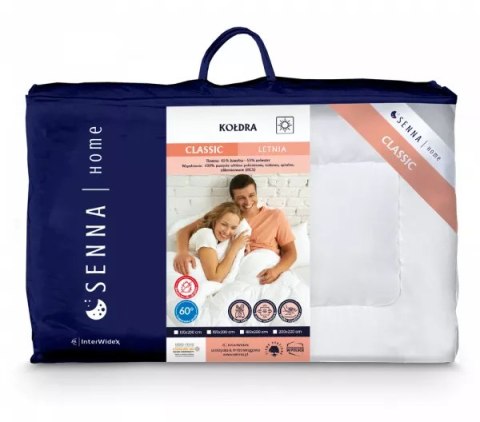 Kołdra antyalergiczna 200x220 Classic letnia biała 1 kg Inter Widex Kołdra antyalergiczna 200x220 Classic letnia biała 1 kg Inter Widex