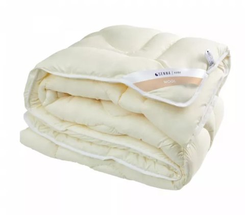 Kołdra wełniana 155x200 Merino Wool kremowa 2,1 kg 100% naturalna wełna owcza Inter Widex Kołdra wełniana 155x200 Merino Wool kremowa 2,1 kg 100% naturalna wełna owcza Inter Widex