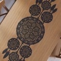 LEA Bieżnik żakardowy gotowy, łapacz snów, szerokość 45 x wysokość 155cm, kolor 003 czarny 001391/KSZ/003/045155/1 LEA Bieżnik żakardowy gotowy, łapacz snów, szerokość 45 x wysokość 155cm, kolor 003 czarny 001391/KSZ/003/045155/1