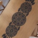 Obrus bieżnik 36x140 Alia czarny żakardowy gotowy 001390/KSZ/003/036140/1 Obrus bieżnik 36x140 Alia czarny żakardowy gotowy 001390/KSZ/003/036140/1