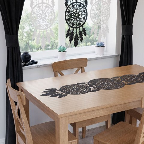 Obrus bieżnik 36x140 Alia czarny żakardowy gotowy 001390/KSZ/003/036140/1 Obrus bieżnik 36x140 Alia czarny żakardowy gotowy 001390/KSZ/003/036140/1