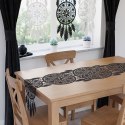 Obrus bieżnik 44x224 Alia czarny żakardowy gotowy łapacz snów 001390/KSZ/003/044224/1 Obrus bieżnik 44x224 Alia czarny żakardowy gotowy łapacz snów 001390/KSZ/003/044224/1
