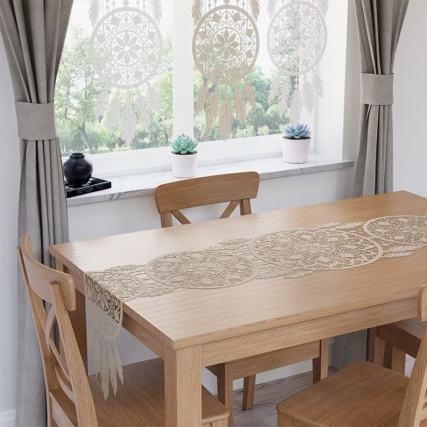 Obrus bieżnik 44x224 Alia naturalny/beż żakardowy gotowy łapacz snów 001390/KSZ/002/044224/1 Obrus bieżnik 44x224 Alia naturalny/beż żakardowy gotowy łapacz snów 001390/KSZ/002/044224/1