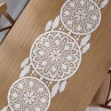 Obrus bieżnik 44x224 biały żakardowy gotowy 001390/KSZ/001/044224/1 Obrus bieżnik 44x224 biały żakardowy gotowy 001390/KSZ/001/044224/1