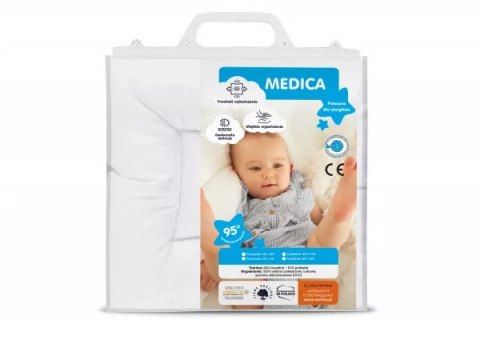 Poduszka antyalergiczna 35x40 Medica dziecięca płaska biała 0,80g Inter Widex Poduszka antyalergiczna 35x40 Medica dziecięca płaska biała 0,80g Inter Widex