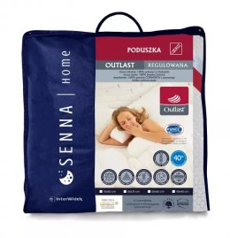 Poduszka antyalergiczna 40x40 Outlast biała z zamkiem 250g Inter Widex