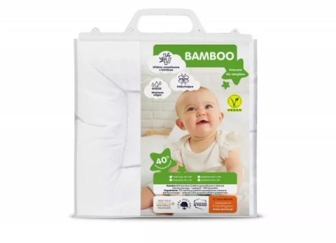 Poduszka dziecięca 35x40 Bamboo płaska biała 0,80g Inter Widex Poduszka dziecięca 35x40 Bamboo płaska biała 0,80g Inter Widex