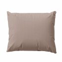 Pościel adamaszkowa 160x200 taupe beżowa ciemna jednobarwna paski 1 cm Pure Pościel adamaszkowa 160x200 taupe beżowa ciemna jednobarwna paski 1 cm Pure
