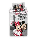 Pościel bawełniana 140x200 Myszka Mini i Miki New York Love poszewka 60x80 JF 02 Pościel bawełniana 140x200 Myszka Mini i Miki New York Love poszewka 60x80 JF 02