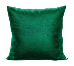 Poszewka dekoracyjna 40x40 Velvi ciemny zielony; butelkowy VELVI0/POS/S10/045045/1