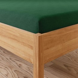 Prześcieradło jersey z gumką 140x200 Dreamy Premium zielone ciemne 100033/JEG/006/140200/1