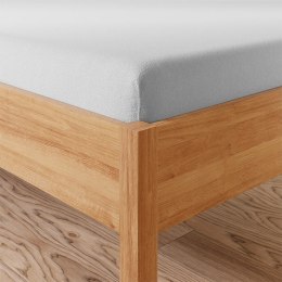 Prześcieradło jersey z gumką 180x200 Dreamy Premium białe 100034/FRG/001/180200/1