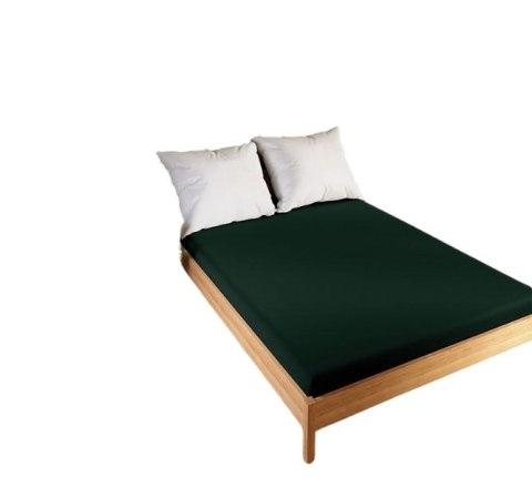 Prześcieradło jersey z gumką 180x200 Dreamy Premium ciemne zielone butelkowe 100034/FRG/035/180200/1 Prześcieradło jersey z gumką 180x200 Dreamy Premium ciemne zielone butelkowe 100034/FRG/035/180200/1