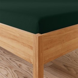 Prześcieradło jersey z gumką 180x200 Dreamy Premium ciemne zielone butelkowe 100034/FRG/035/180200/1