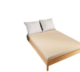 Prześcieradło jersey z gumką 90x200 Dreamy Premium beżowe 100033/JEG/005/090200/1