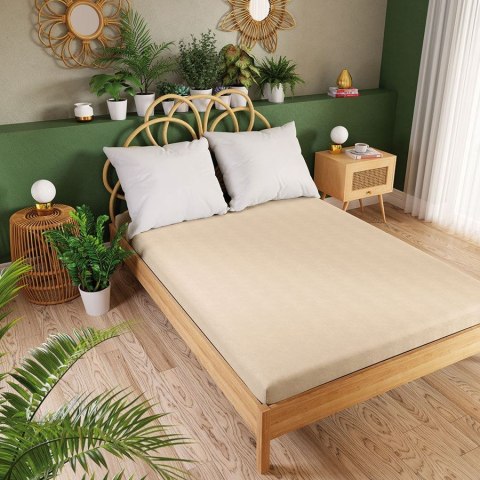 Prześcieradło jersey z gumką 90x200 Dreamy Premium beżowe 100033/JEG/005/090200/1 Prześcieradło jersey z gumką 90x200 Dreamy Premium beżowe 100033/JEG/005/090200/1