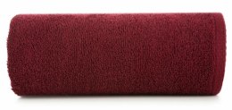 Ręcznik Gładki 1 50x100 34 bordowy 400 g/m2 frotte Eurofirany