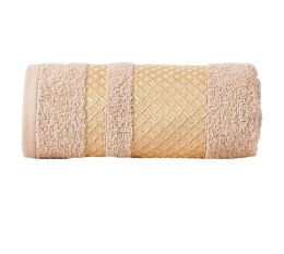 Ręcznik Lionel 70x140 beżowy ze złotą bordiurą LIONEL/RB0/790/070140/1