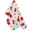 Ścierka kuchenna 45x65 Cherry biała czerwona wiśnie bawełniana I 23 Ścierka kuchenna 45x65 Cherry biała czerwona wiśnie bawełniana I 23