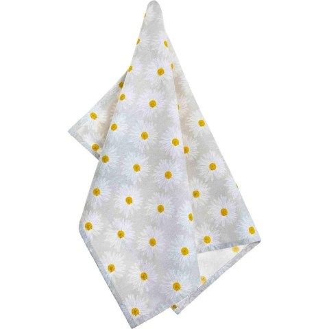 Ścierka kuchenna 45x65 Daisy szara żółta kwiatki bawełniana I 23 Ścierka kuchenna 45x65 Daisy szara żółta kwiatki bawełniana I 23