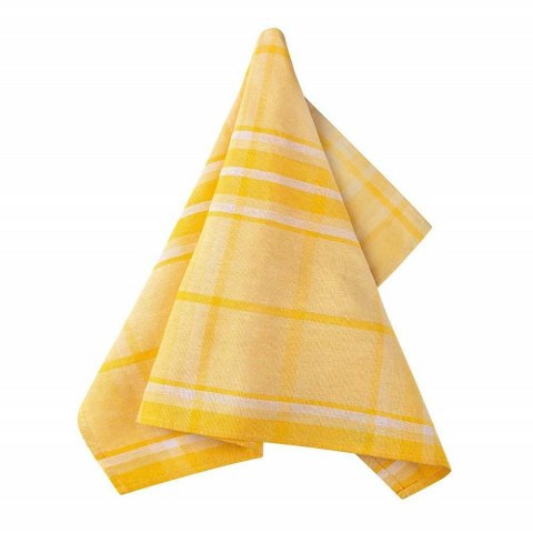 Ścierka kuchenna 45x65 Fair musztardowa kratka bawełniana I 23 Ścierka kuchenna 45x65 Fair musztardowa kratka bawełniana I 23
