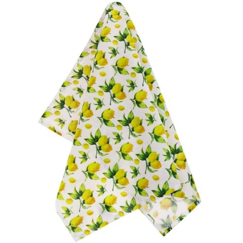 Ścierka kuchenna 45x65 Lemon biała zielona żółta bawełniana I 23 Ścierka kuchenna 45x65 Lemon biała zielona żółta bawełniana I 23