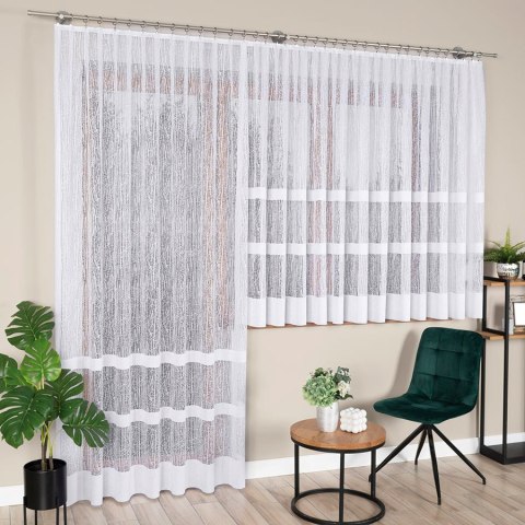 WIKTORIA Firanka żakardowa gotowa na prosto, szerokość 200 x wysokość 250cm, kolor 001 biały 018352/FBP/001/200250/1 WIKTORIA Firanka żakardowa gotowa na prosto, szerokość 200 x wysokość 250cm, kolor 001 biały 018352/FBP/001/200250/1