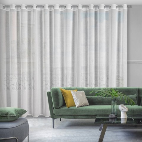 Firana 300x250 Margo biała gotowa na przelotkach Eurofirany E12 Firana 300x250 Margo biała gotowa na przelotkach Eurofirany E12
