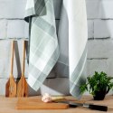 Komplet ścierek kuchenych 2szt 50x70 Mona turkusowa szara kratka Eurofirany Komplet ścierek kuchenych 2szt 50x70 Mona turkusowa szara kratka Eurofirany