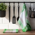 Komplet ścierek kuchenych 2szt 50x70 Mona zielona beżowa kratka Eurofirany Komplet ścierek kuchenych 2szt 50x70 Mona zielona beżowa kratka Eurofirany