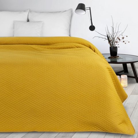 Narzuta dekoracyjna 170x210 Boni 4 musztardowa geometryczna D91 1 Narzuta dekoracyjna 170x210 Boni 4 musztardowa geometryczna D91 1