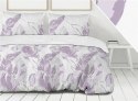 Pościel bawełniana 140x200 Ideal biała wrzosowa liście Premium Bielbaw 1 Pościel bawełniana 140x200 Ideal biała wrzosowa liście Premium Bielbaw 1