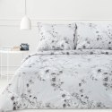 Pościel bawełniana 160x200 Sara 31 szara kwiaty Eurofirany Pościel bawełniana 160x200 Sara 31 szara kwiaty Eurofirany