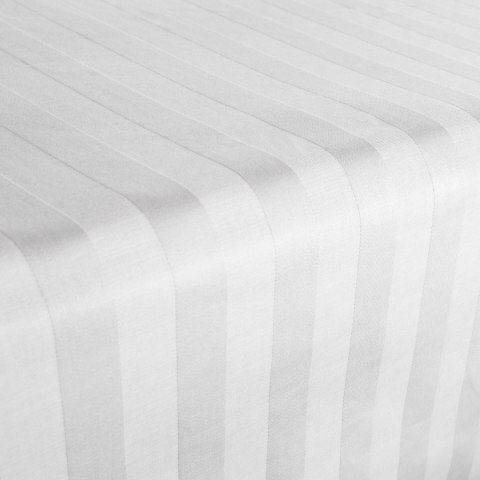 Prześcieradło bambusowe 220x260 białe paski satyna bawełniana jednobarwne Bamboo 23 Prześcieradło bambusowe 220x260 białe paski satyna bawełniana jednobarwne Bamboo 23