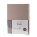 Prześcieradło jersey 3 z gumką 120x200 beżowe na wysoki materac 25 cm 140 g/m2 Eurofirany Prześcieradło jersey 3 z gumką 120x200 beżowe na wysoki materac 25 cm 140 g/m2 Eurofirany