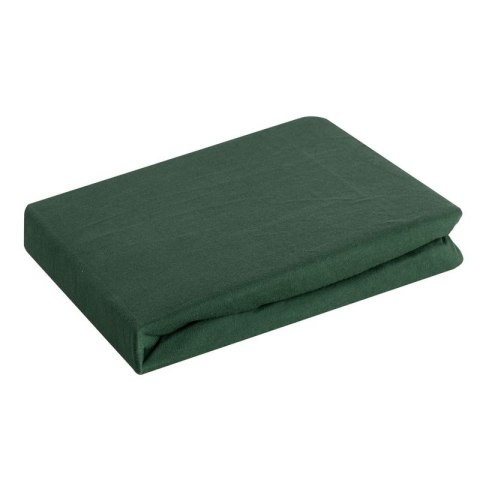 Prześcieradło jersey 3 z gumką 120x200 zielone butelkowe na wysoki materac 25 cm 140 g/m2 Eurofirany Prześcieradło jersey 3 z gumką 120x200 zielone butelkowe na wysoki materac 25 cm 140 g/m2 Eurofirany