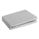 Prześcieradło jersey 3 z gumką 140x200 szare jasne na wysoki materac 30 cm 140 g/m2 Eurofirany Prześcieradło jersey 3 z gumką 140x200 szare jasne na wysoki materac 30 cm 140 g/m2 Eurofirany